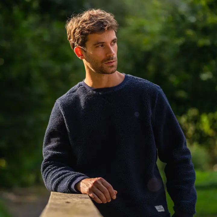 Sweat polaire en sherpa Homme AMERICAN VINTAGE